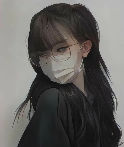 Ảnh đại diện nữ cá tính cùng biểu cảm lạnh, tông màu trung tính.