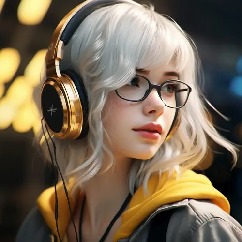 Bộ 95 Avatar Nữ Đeo Tai Nghe ngầu và cách thể hiện thế giới riêng với guu tinh tế