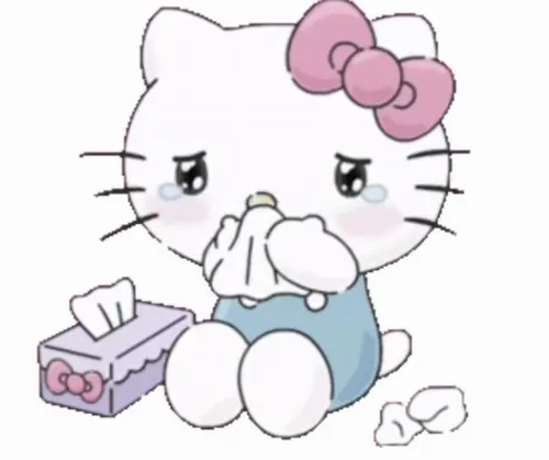 Mèo hồng u sầu giấu gương mặt vào nơ hồng đặc trưng, tránh né nỗi cô độc.