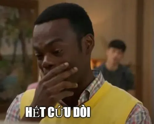 Cảm xúc cạn lời được gói gọn trong meme anh da đen hết cứu