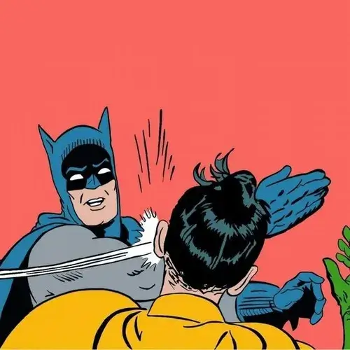 1 Ảnh meme Batman tát Robin