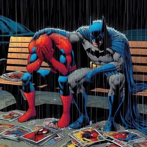 2 Meme Batman đứng giữa Gotham bằng khí chất lạnh