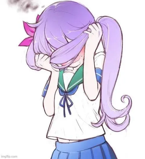 22 Ảnh hài cúi đầu che mặt ngại chín