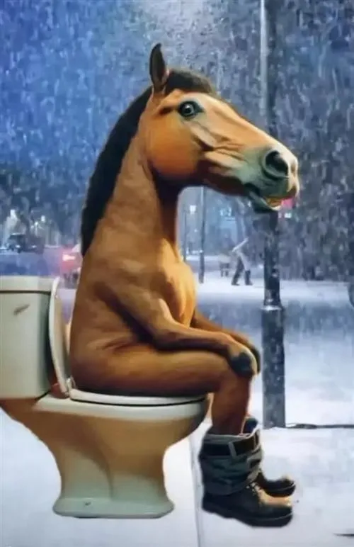 30 Ảnh vui nhộn ngựa giật mình, tai ngựa dựng đứng hết hồn