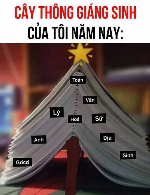 Meme hài Giáng sinh thể hiện không khí lễ hội vui nhộn sum vầy