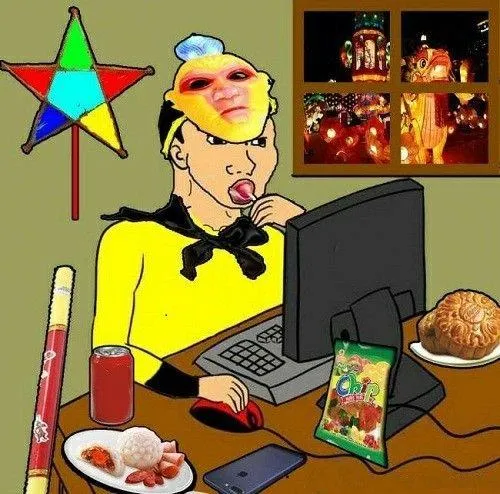 Hình meme hài dịp lễ Giáng sinh mang không khí ấm áp cộng đồng