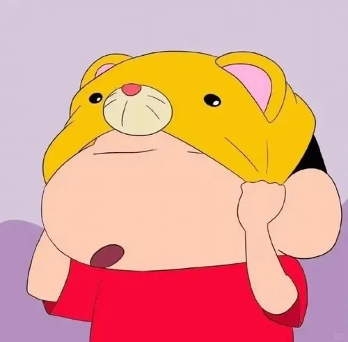 Meme biểu cảm Shin má phồng mô tả cảnh gây cười rất hợp vibe