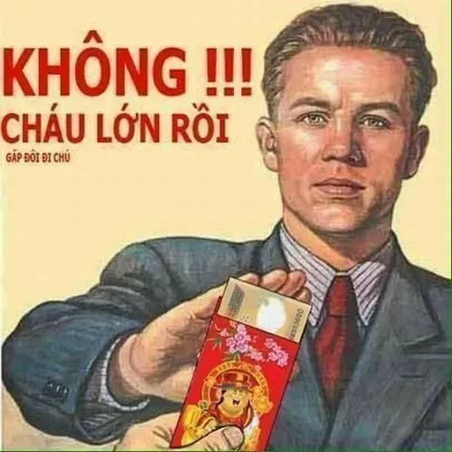 Meme Tết châm biếm duyên dáng chuyện quen mỗi năm