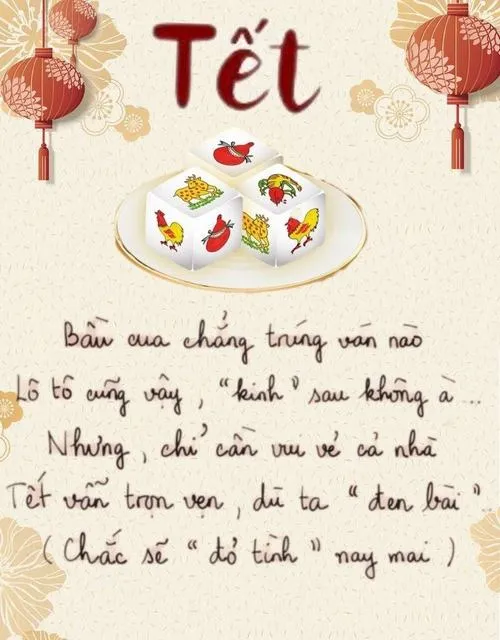 Hình chế Tết châm biếm tiền thưởng bay màu