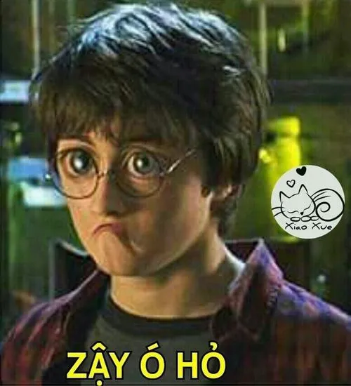 Hình meme trợn mắt ánh nhìn đảo tròn đầy mỉa mai