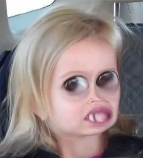 Hình troll trợn mắt truyền tải cảm xúc bộc phát hài hước