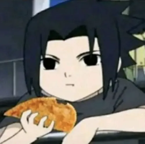 Hình meme hài Uchiha Sasuke búng kiếm trêu Naruto ngay Thung lũng Tận Cùng.