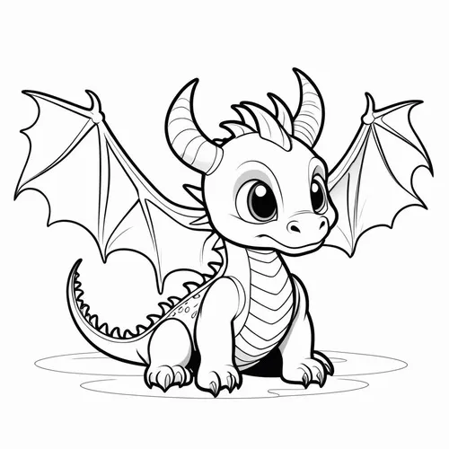 27 Tranh tô màu rồng lửa mạnh mẽ sinh động cho trẻ 6 tuổi