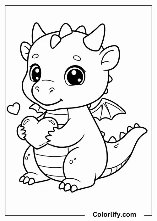 24 Mẫu tranh tô màu rồng tím ánh kim cho bé 5 tuổi