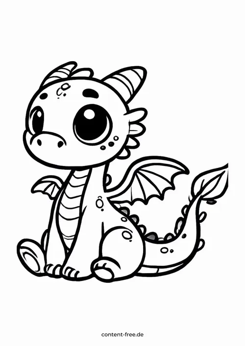 23 Tô màu vui rồng đỏ cam rực rỡ cho trẻ 4 tuổi