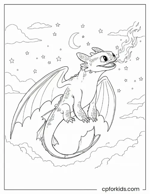 40 Trang tập tô rồng nhỏ nở từ trứng vàng