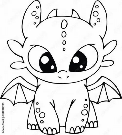 36 Hình vẽ tranh tô màu rồng dài uốn quanh núi