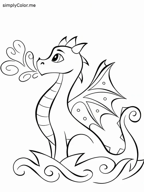 30 Hoạt động tô màu rồng bé chờ bạn 3 tuổi