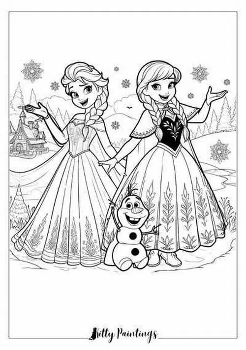 Hoạt động tô màu Anna giúp trẻ học yêu thương