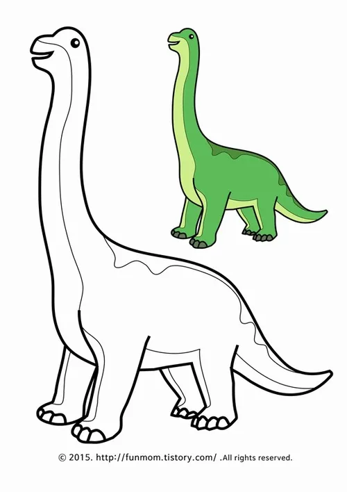 12 In hình tập tô khủng long rừng cổ đại cho trẻ 4 tuổi