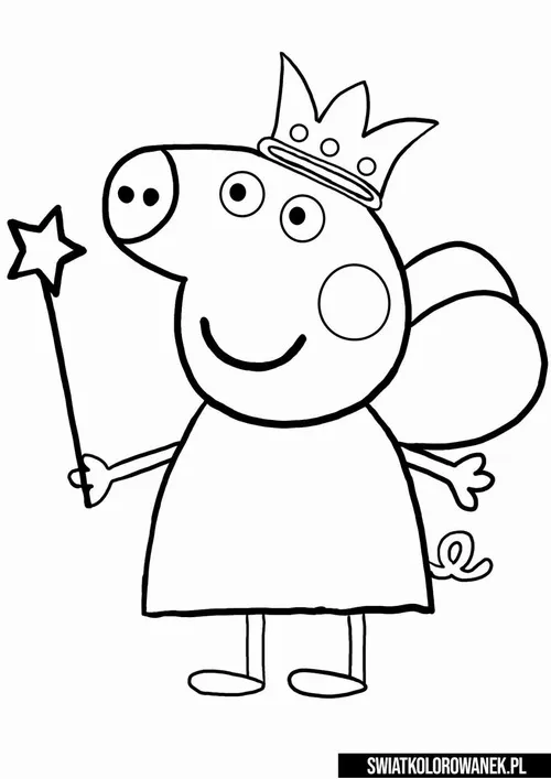 6 Tranh tô màu con heo chibi vui nhộn giúp bé rèn kỹ năng tinh