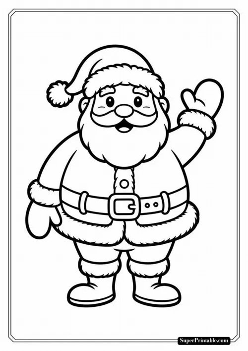 8 Trang tô màu chuyến xe tuần lộc đưa ông Noel đi tặng quà