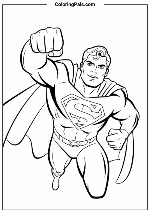 26 Tải tranh tập tô anh hùng bay lực chân mạnh tạo hiệu ứng