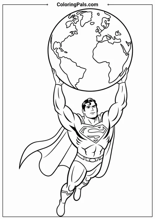 34 Bé tập tô màu người thép nghiêng người khi bay rất đẹp