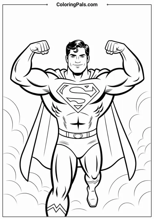 9 Trẻ học tô màu Superman ánh vàng hi vọng đầy cảm xúc