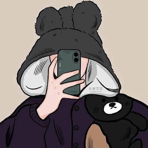 Ảnh avatar ngầu bạn gái điện thoại thông minh che phủ kín đáo