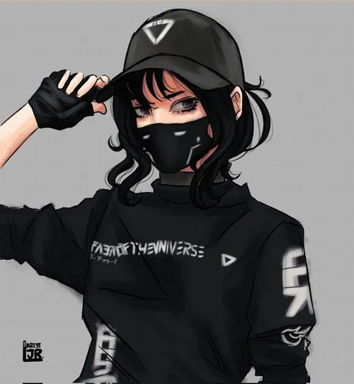 Hình profile nữ bí ẩn với góc chụp nghiêng, ánh mắt sắc.