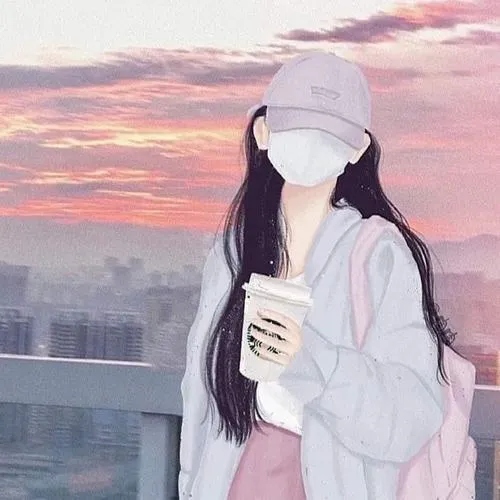 Hình profile nữ bí ẩn với góc chụp cận, ánh sáng lạnh.