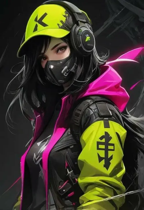 Ảnh avatar nữ theo concept ảnh âm nhạc mang chất hiện đại bí ẩn.