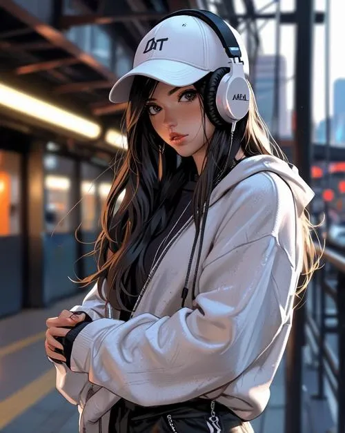 Avatar con gái nhẹ nhàng với ánh nhìn có chiều sâu buồn lạnh.