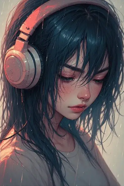 Hình profile cute nữ trong background mờ cùng hậu kỳ ánh sáng tinh tế.