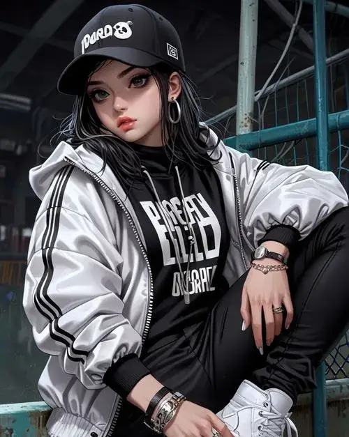 Avatar nữ đeo tai nghe nhẹ nhàng nhưng vẫn giữ trọn cá tính