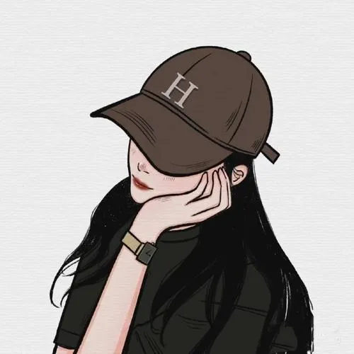 Ảnh chân dung nữ đội mũ, lấp ló, phong cách đời thường.