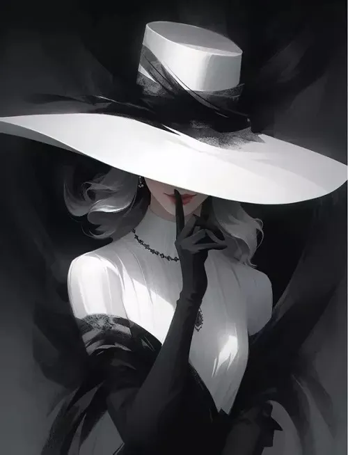 Avatar nữ che mặt bằng mũ dành cho cô nàng ngại lộ diện