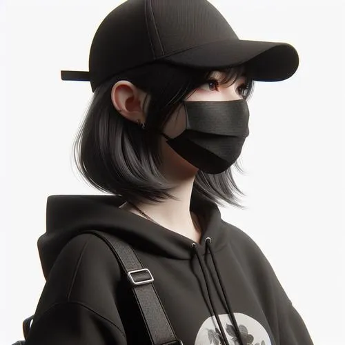 Ảnh đại diện cá nhân cô nàng đội nón, dấu mặt tạo cảm giác bí ẩn.