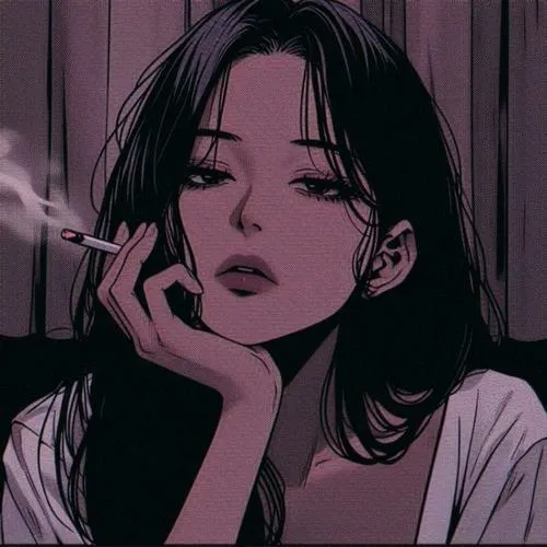 Hình profile cute nàng ánh mắt cảm xúc xa cách