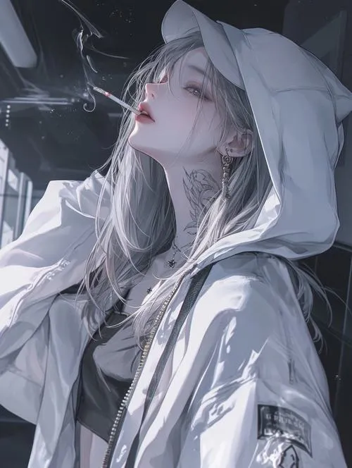 Hình profile nàng không gian trầm tông màu tối