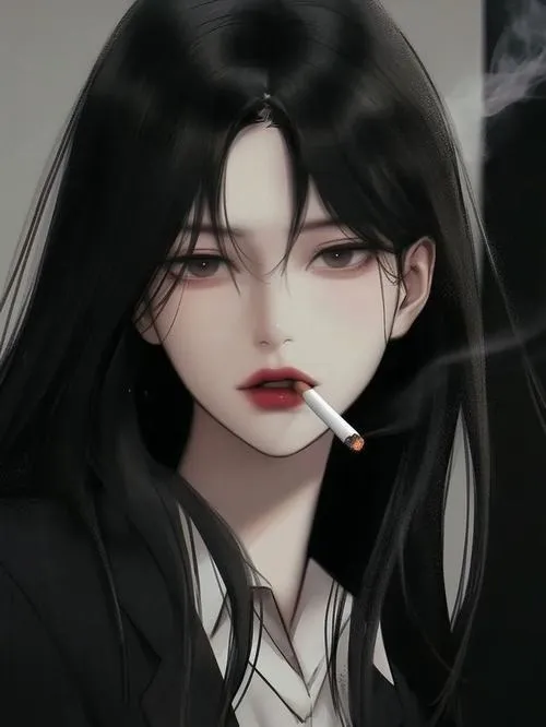 Ảnh profile cô nàng bố cục cận mặt vibe lạnh