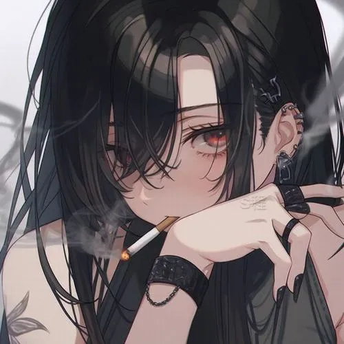 Hình đại diện ngầu cô nàng ánh sáng viền tông tối