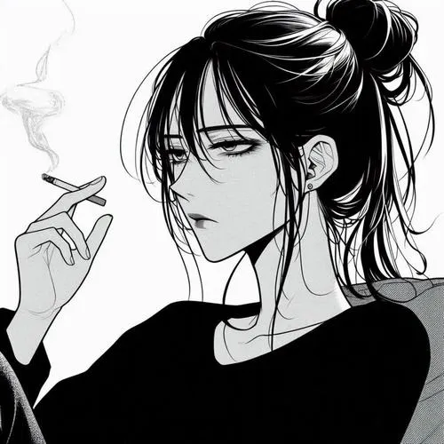 Hình avatar cute nàng nền tối độ tương phản thấp