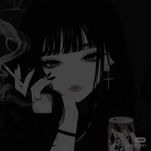 Avatar dễ thương con gái biểu cảm lạnh không gian trầm