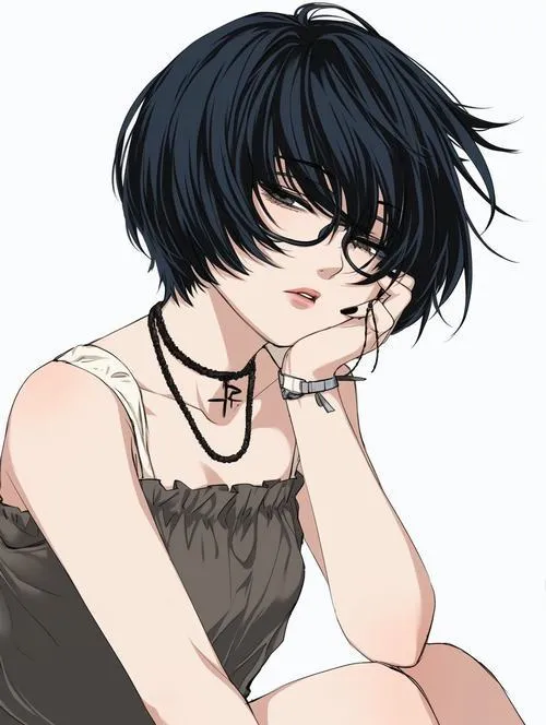 Avatar tóc ngắn nữ phong cách lạnh dành cho mạng xã hội