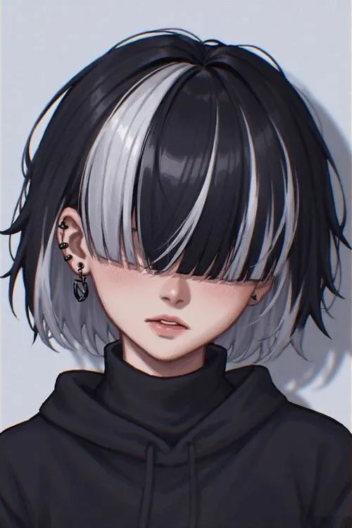 Hình đại diện ngầu tóc ngắn biểu cảm ít cười đầy xa cách.