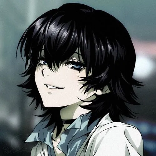 Ảnh đại diện tóc ngắn ánh sáng gắt nổi khối mặt.