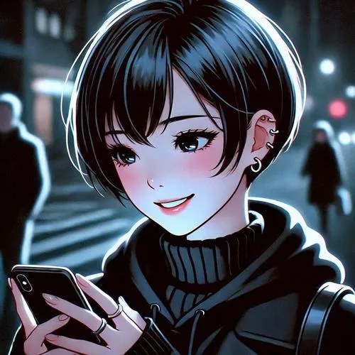 Ảnh profile nữ tóc ngắn dành cho người thích sự độc lập