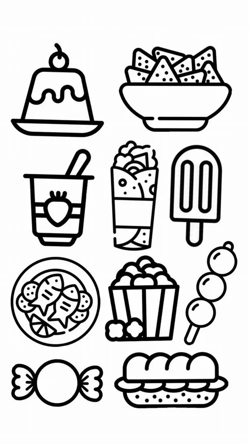 29 In hình tập tô cupcake pastel cực kì dễ thương